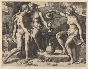 Lot and his two daughters